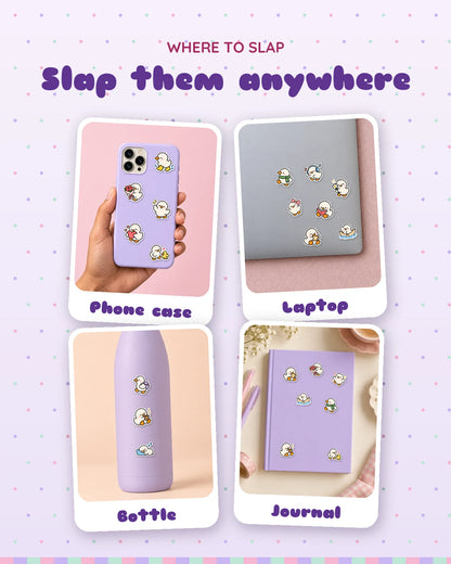 Softy Ducky mini patches: where to apply
