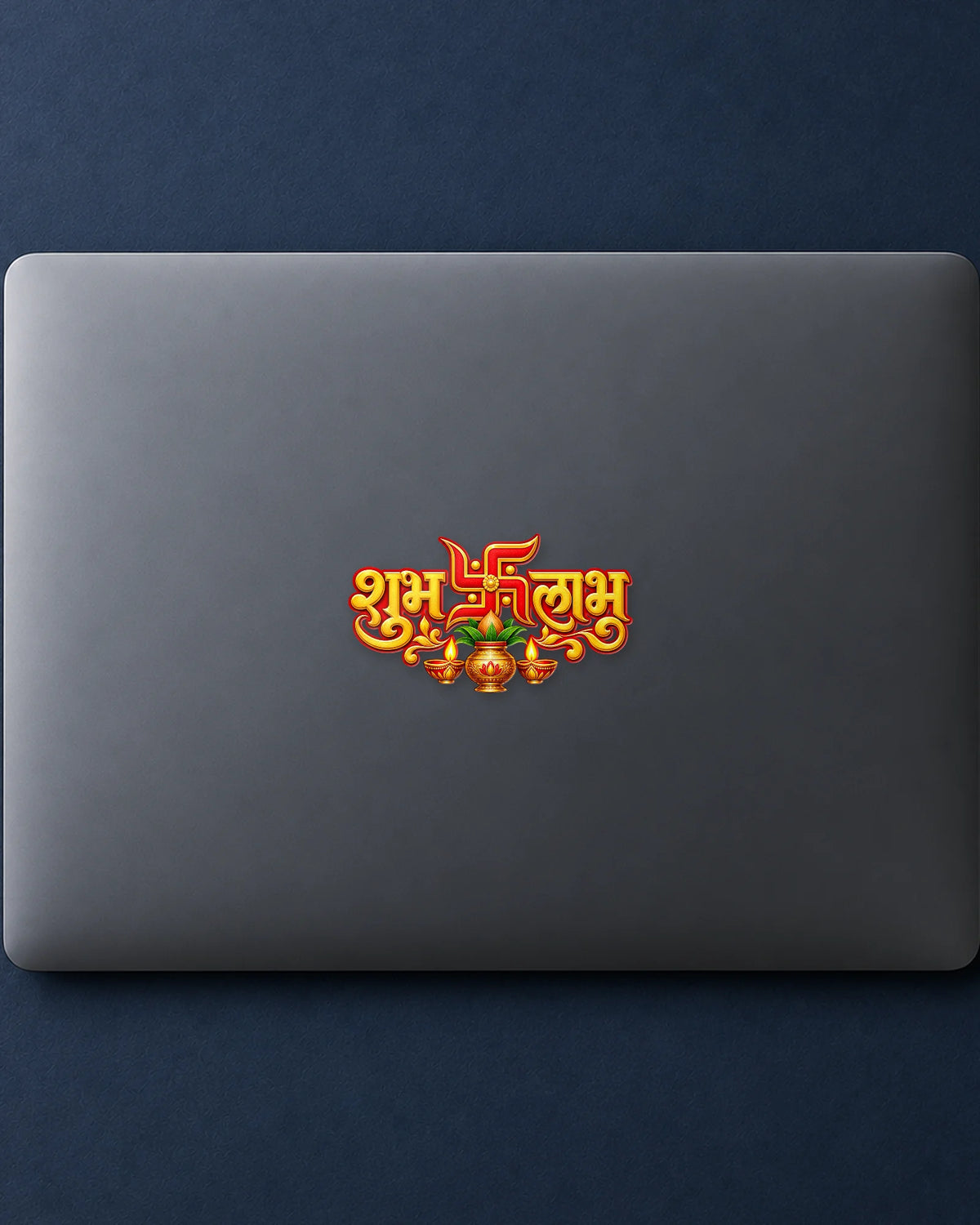 Shubh Labh hard surface patch mockup