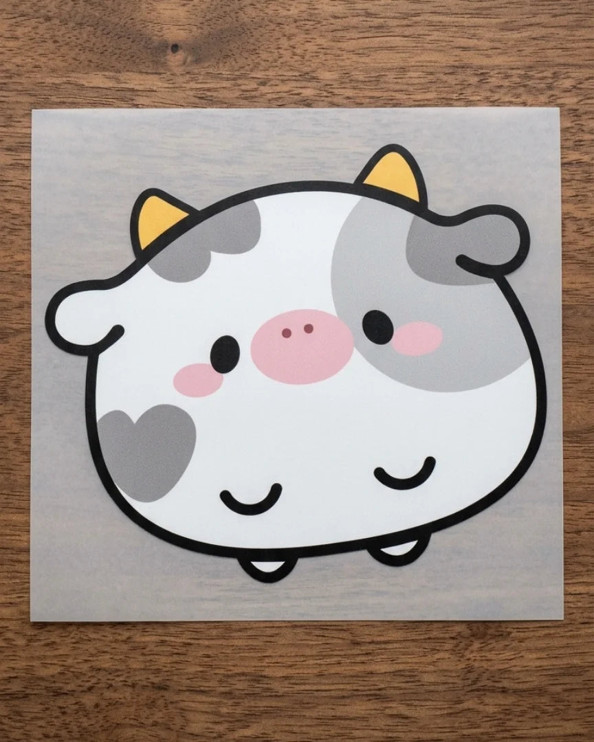 Moo-vie Star | Iron-on Patch | Tiny Totems