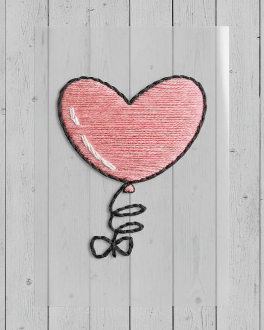 Love Balloon | Iron-on Patch | Cottagecore