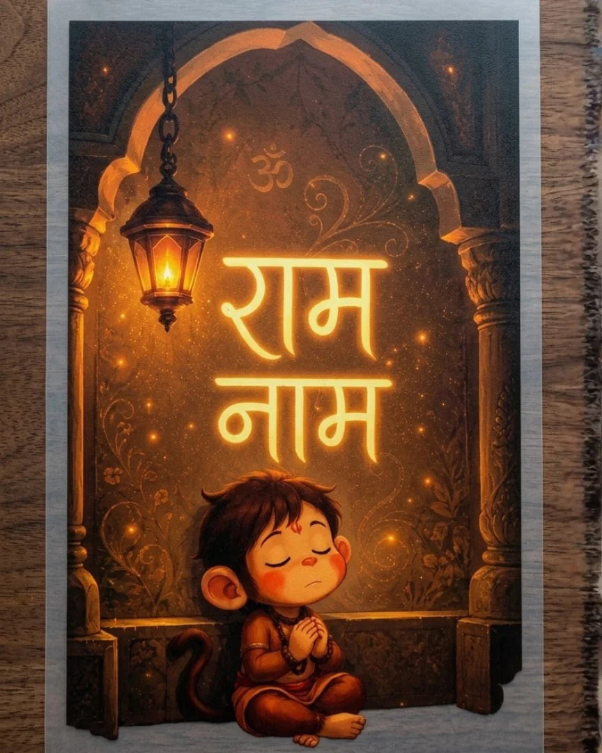 Little Bajrangi | Iron-on Patch | Divine Blessing