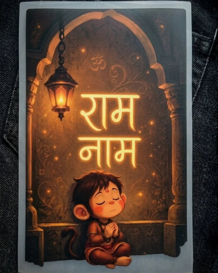 Little Bajrangi | Iron-on Patch | Divine Blessing