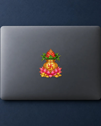 Lakshmi Kalash hard surface patch mockup