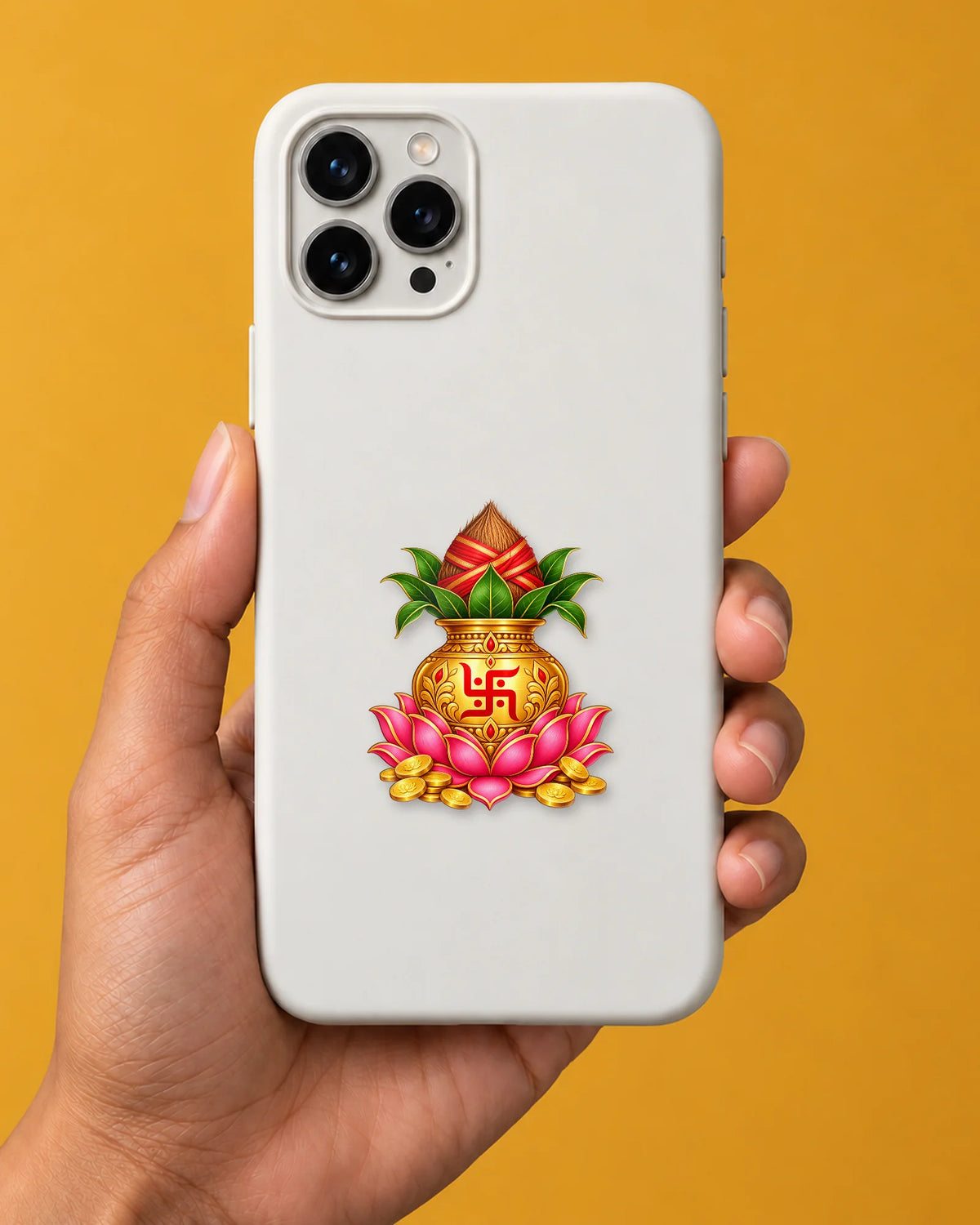 Lakshmi Kalash hard surface patch mockup