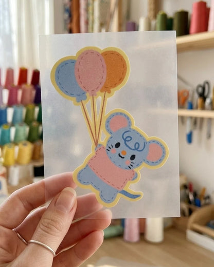 Floating Through Life | Iron-on Patch | Tiny Totems