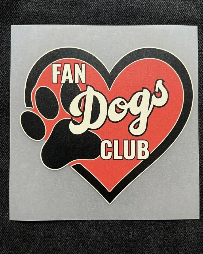 Fan Club | Iron-on Patch | Pawfect Vibes