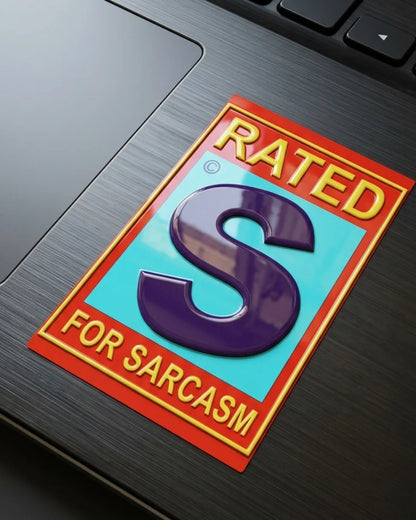 Sarcasm Stickers | Hard surface patches | Off the Map