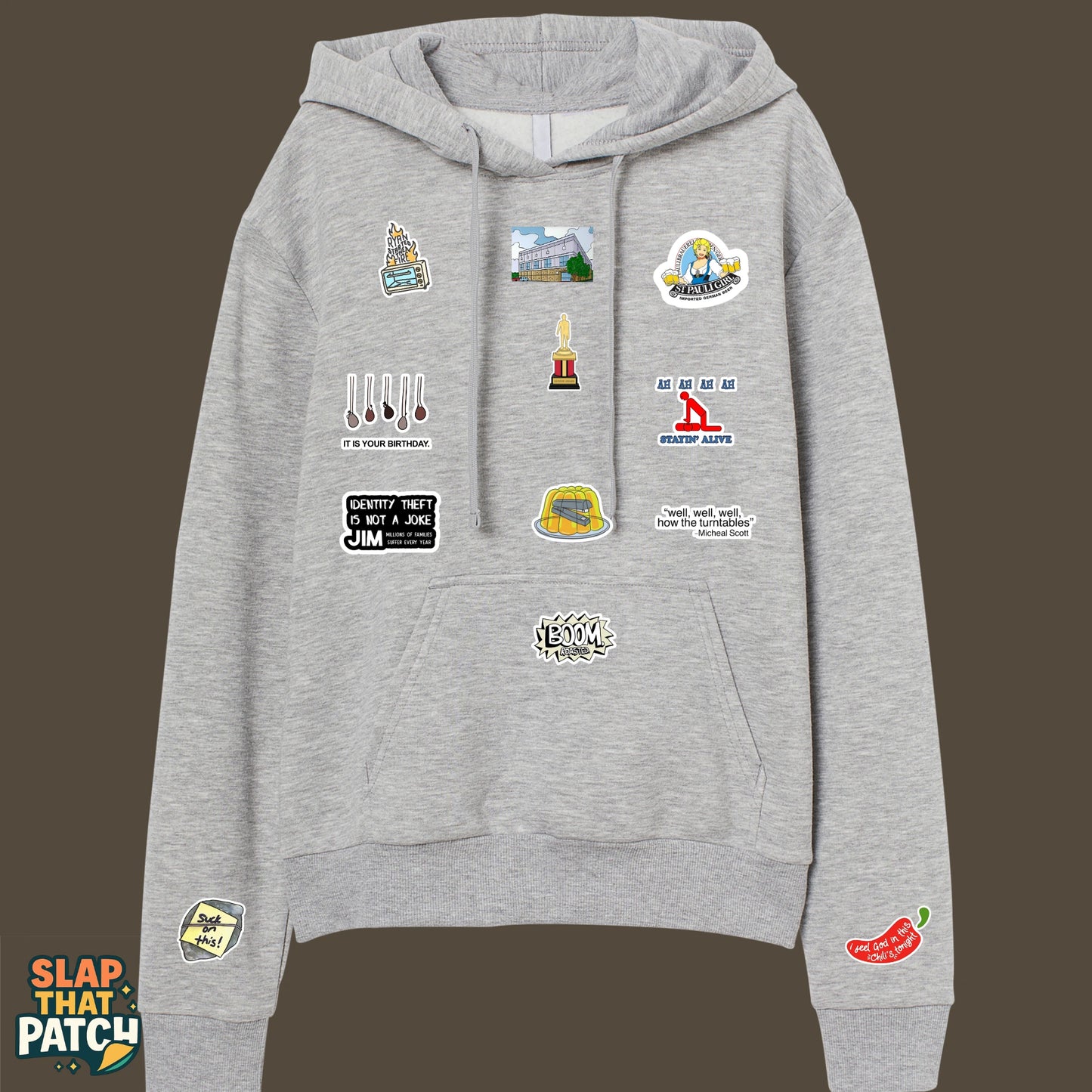 The Dundie Pack | Pack of 30 Hot-Sticks | Iron on patches