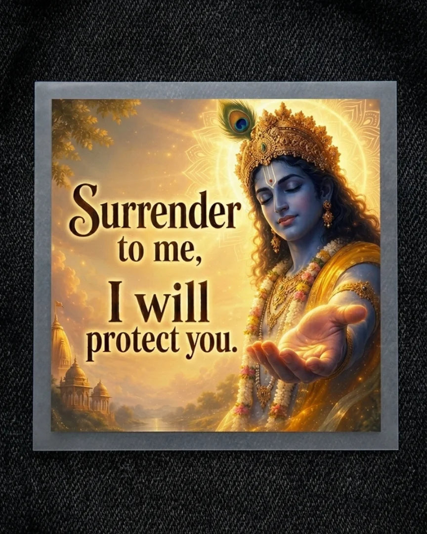 Surrender And Shield | Iron-on Patch | Divine Blessing