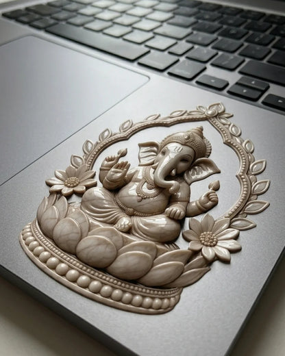 Minimalist Serpent | Hard Surface Patch | The Darshan Series