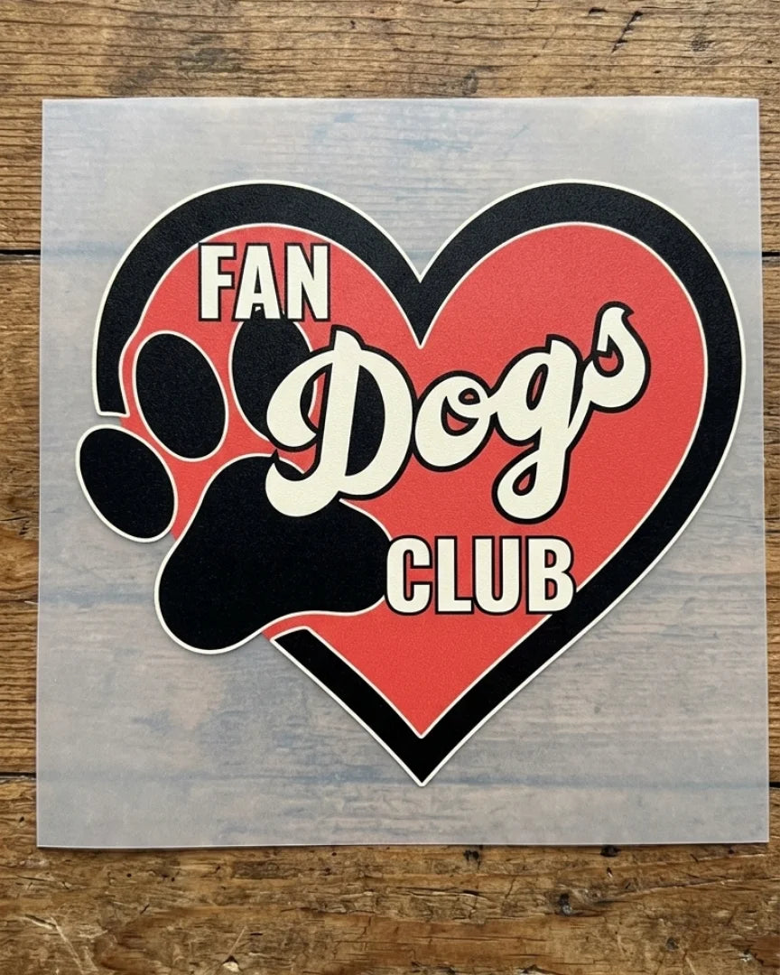 Fan Club | Iron-on Patch | Pawfect Vibes