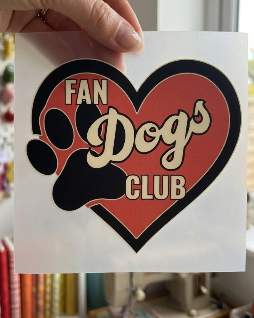 Fan Club | Iron-on Patch | Pawfect Vibes