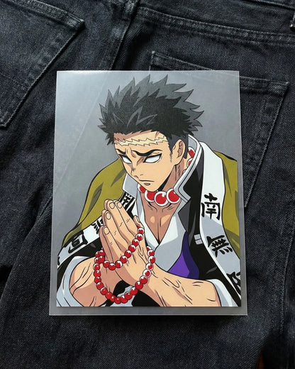 Silent Strength | Iron-on Patch | Animeverse 2.0