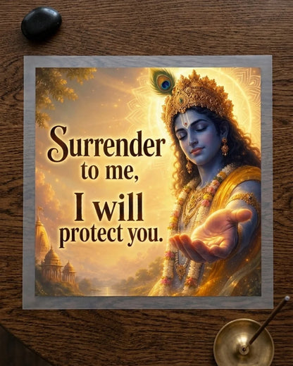 Surrender And Shield | Iron-on Patch | Divine Blessing