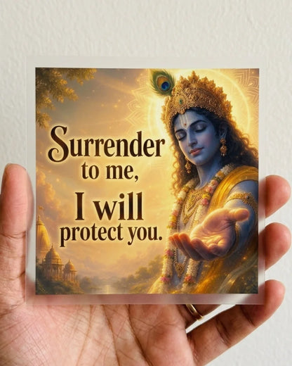 Surrender And Shield | Iron-on Patch | Divine Blessing