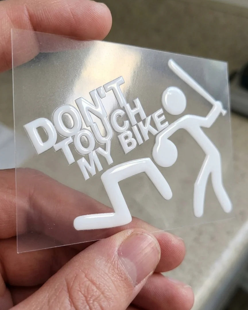 Don't Touch My Bike | Slap-Ons | Hard surface patches
