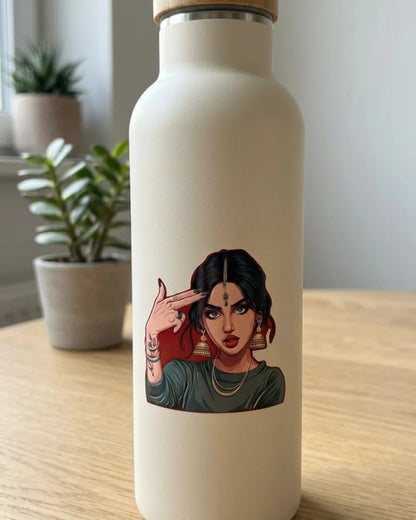 Desi Baddie Energy | Hard Surface Patch | Girlie Pop