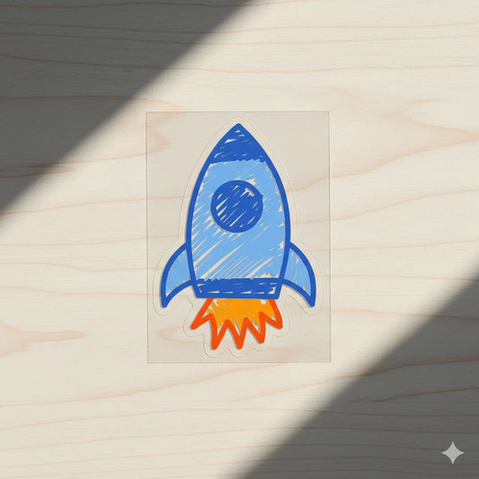 Cosmic Crayon | Iron-on Patch | Meadow Manor