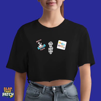 Vacay Mode | Pack of 30 Hot-Sticks | Iron on patches