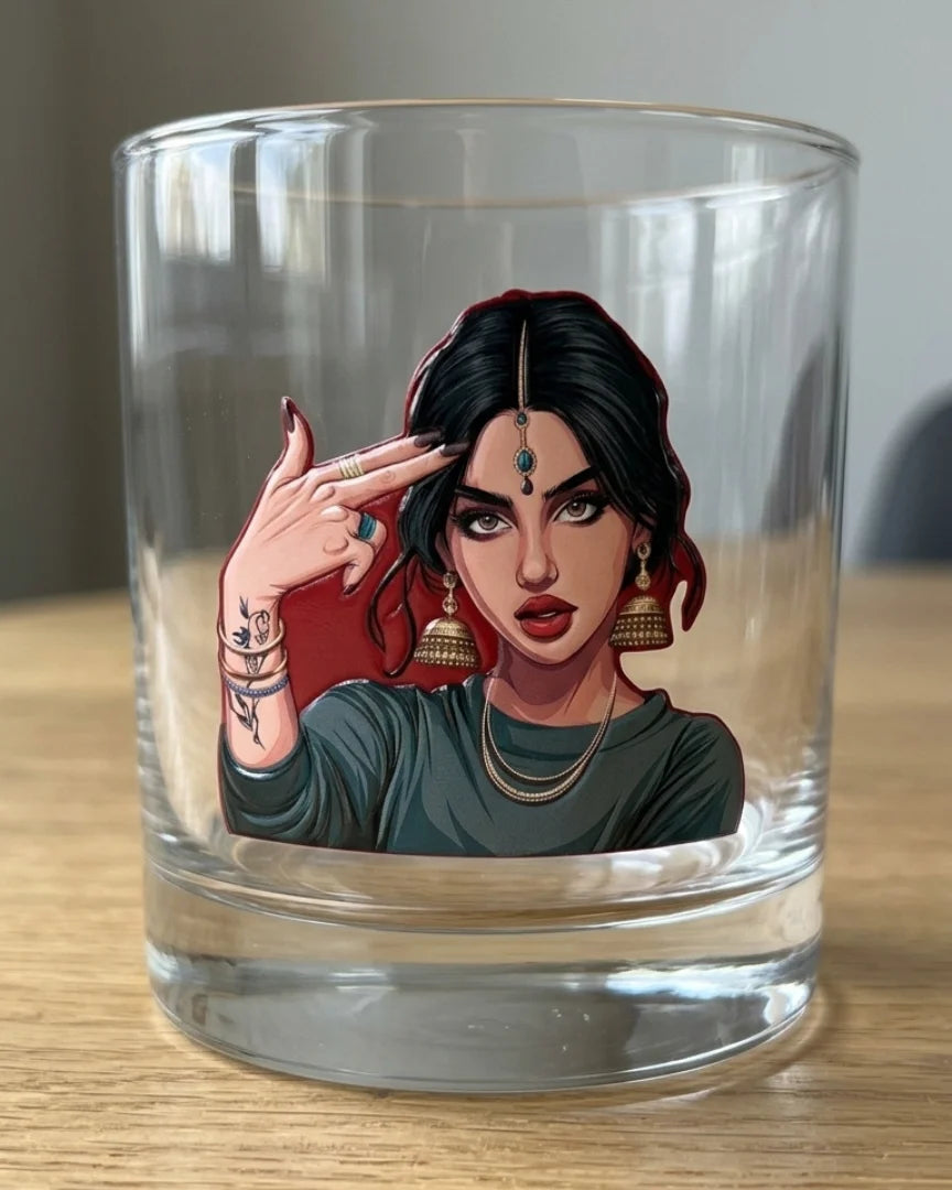 Desi Baddie Energy | Hard Surface Patch | Girlie Pop