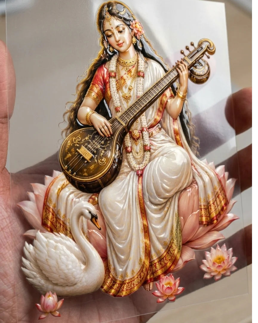 Saraswati’s Grace | Hard Surface Patch | Divine Blessing