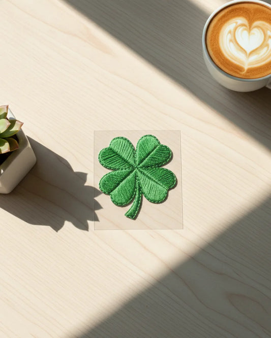 Lucky Green | Iron-on Patch | Cottagecore
