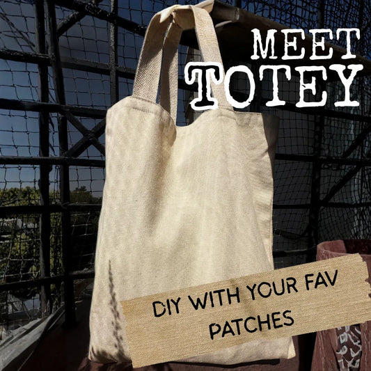 TOTEY - The Tote Bag | 300 GSM | Recycled Fabric | Sustainable DIY