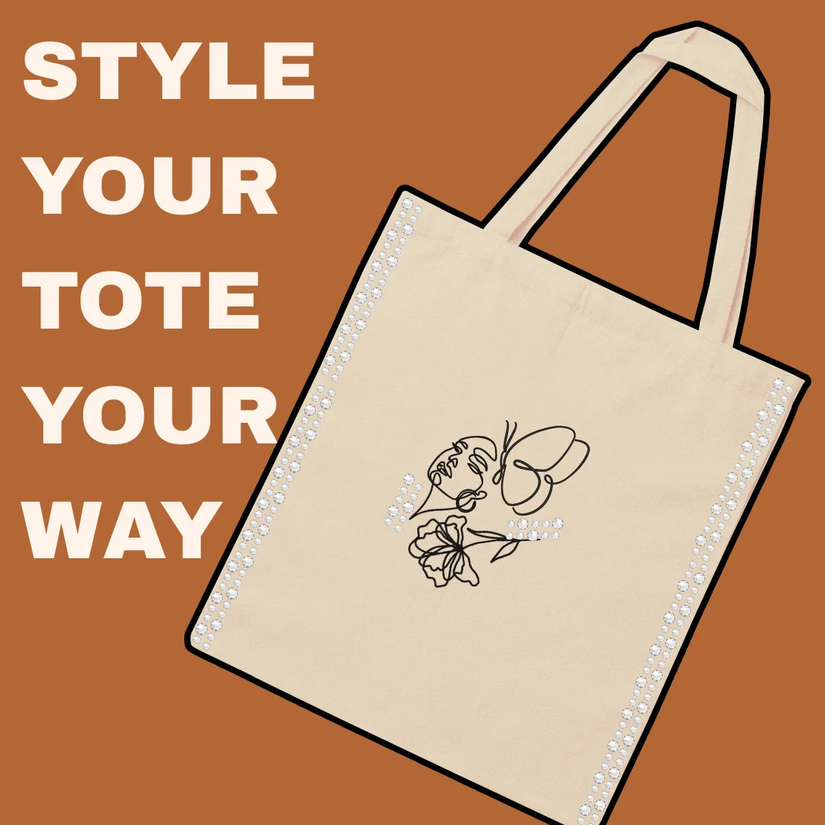 DIY Date Kit - Design your tote bag | perfect for weekend DIY activity with your loved ones