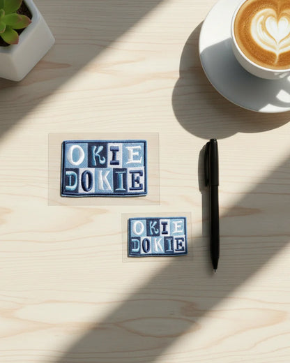 Okie Dokie | Iron-on Patch | Cosmic Threads