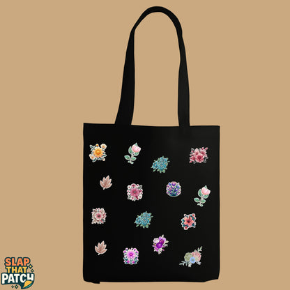 Pinterest Flowers | Pack of 30 Hot-Sticks | Iron on patches