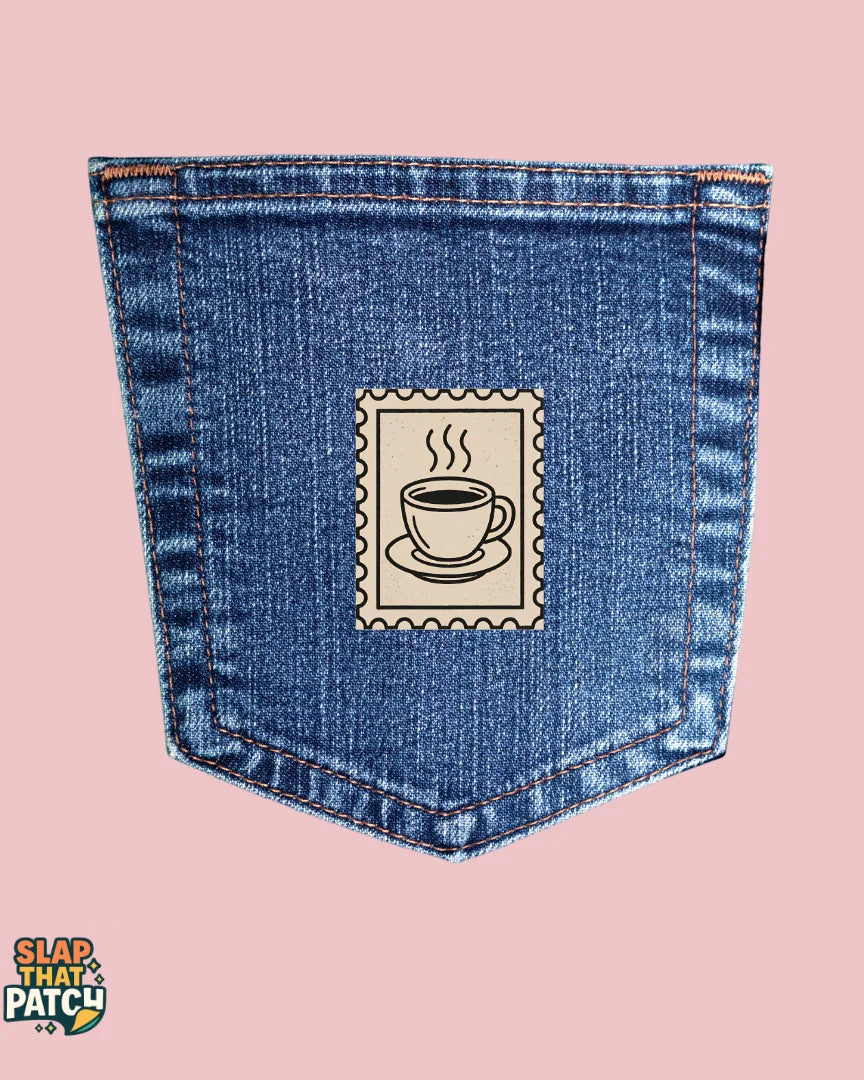 Coffee Mood Club | Pack of 15 Hot-Sticks | Iron on patches