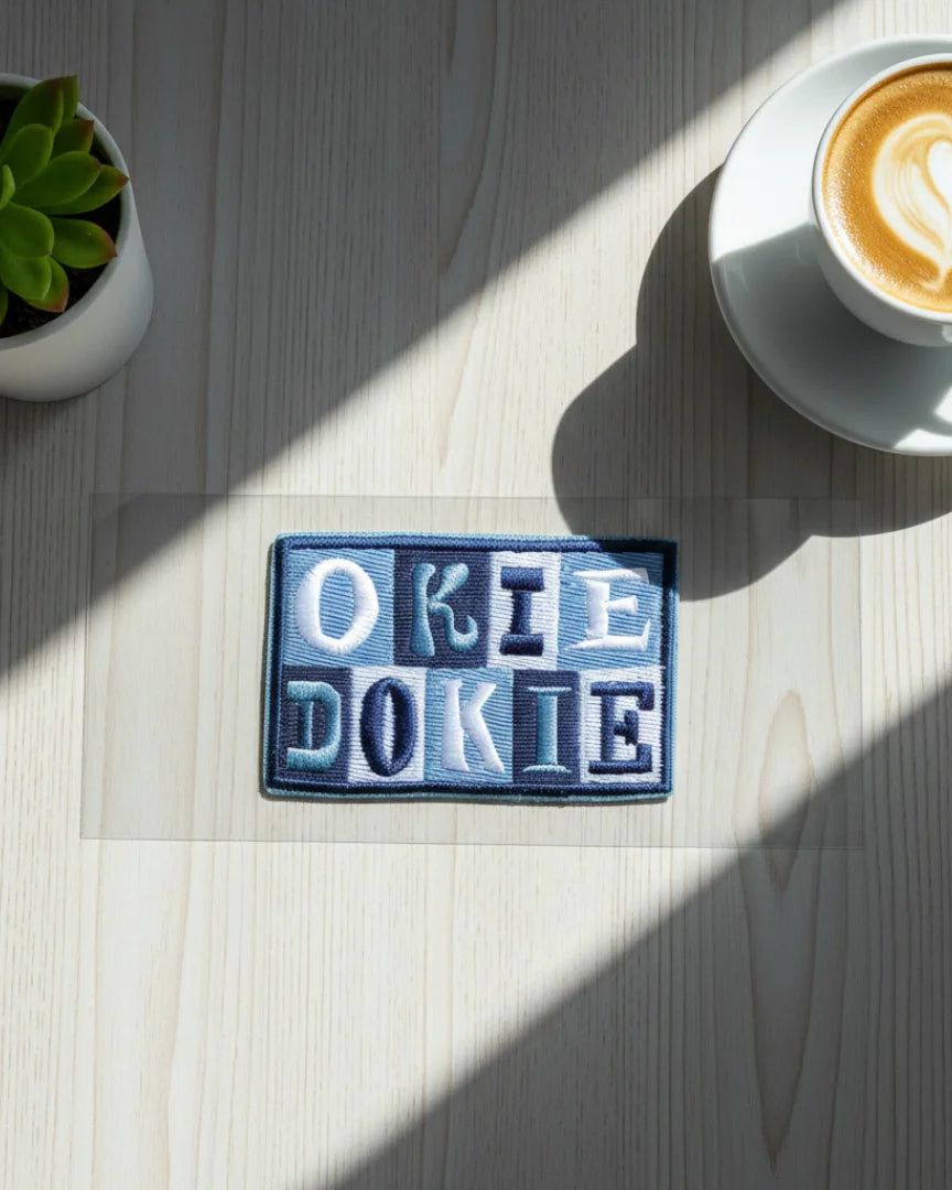 Okie Dokie | Iron-on Patch | Cosmic Threads