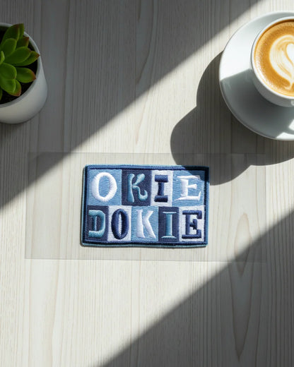 Okie Dokie | Iron-on Patch | Cosmic Threads