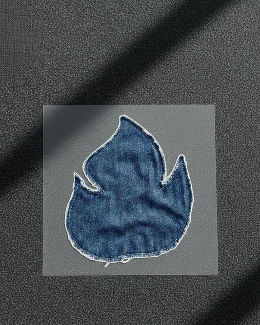 Blue Flame | Iron-on Patch | Cosmic Threads