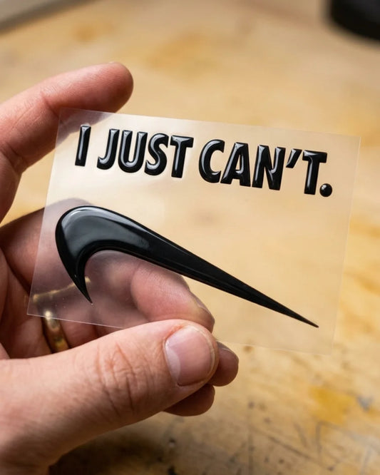 I Just Can’t | Hard Surface Patch | Moodvertising