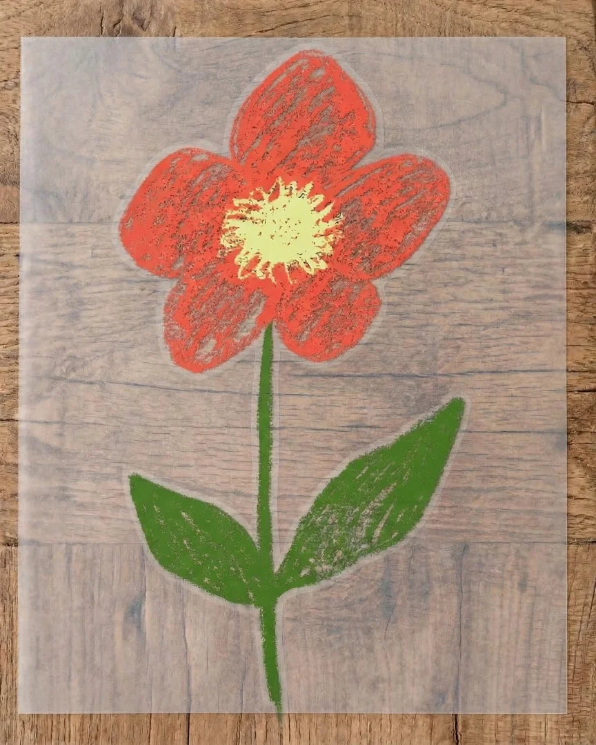 Crimson Bloom | Iron-on Patch | Meadow Manor