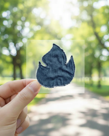 Blue Flame | Iron-on Patch | Cosmic Threads