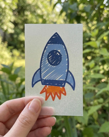 Cosmic Crayon | Iron-on Patch | Meadow Manor