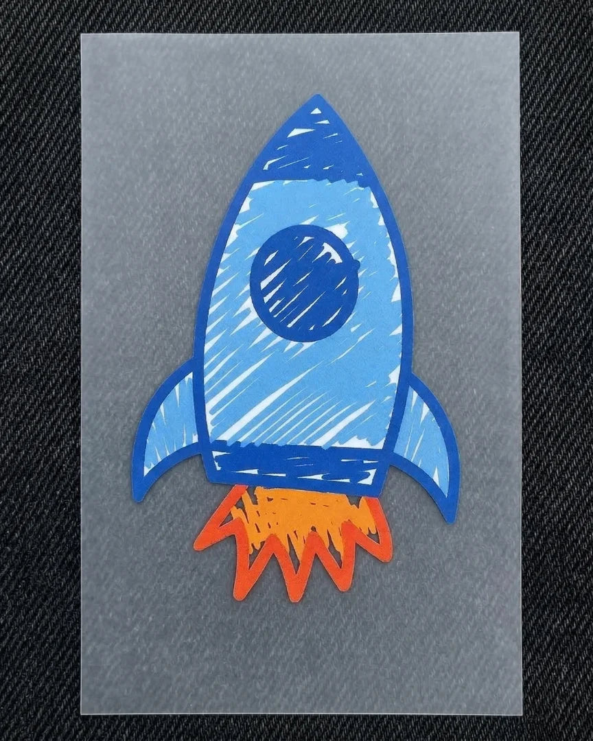 Cosmic Crayon | Iron-on Patch | Meadow Manor