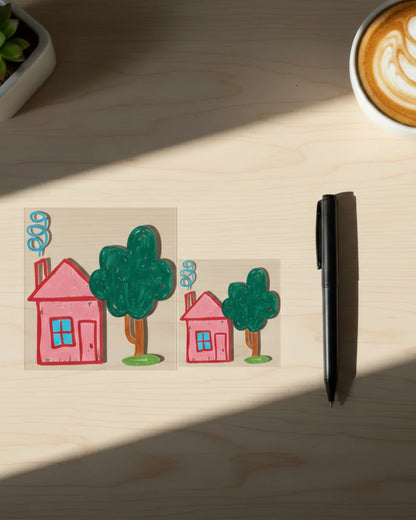 The Red Roof | Iron-on Patch | Meadow Manor