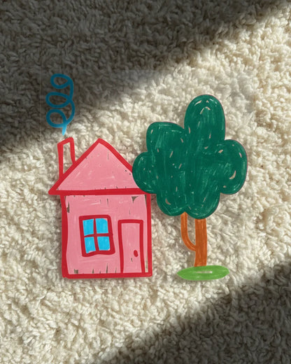 The Red Roof | Iron-on Patch | Meadow Manor