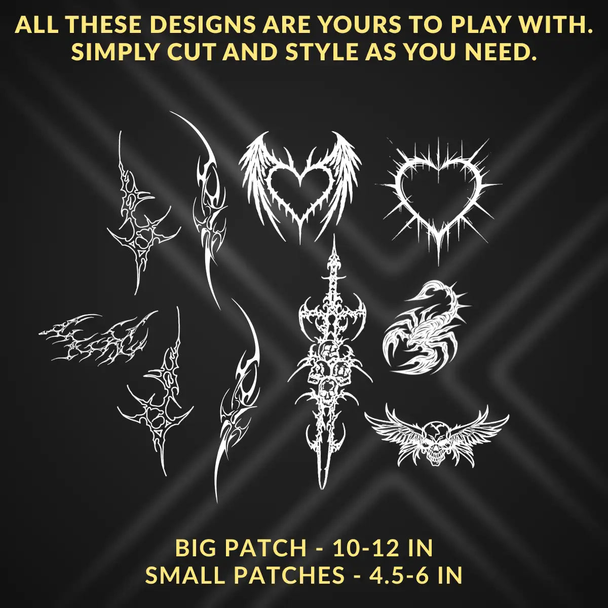 Dark Sigil | Upgrade Pack | Iron-On Patch Set