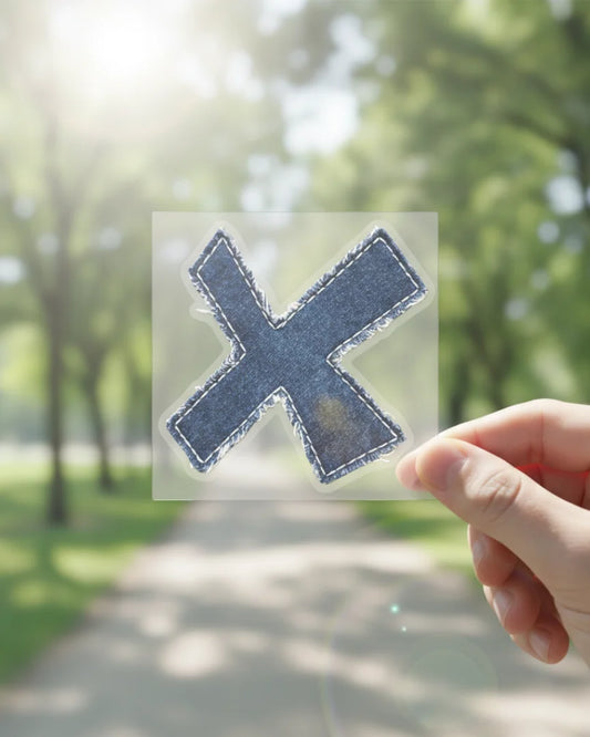 Crossed Out | Iron-on Patch | Cosmic Threads