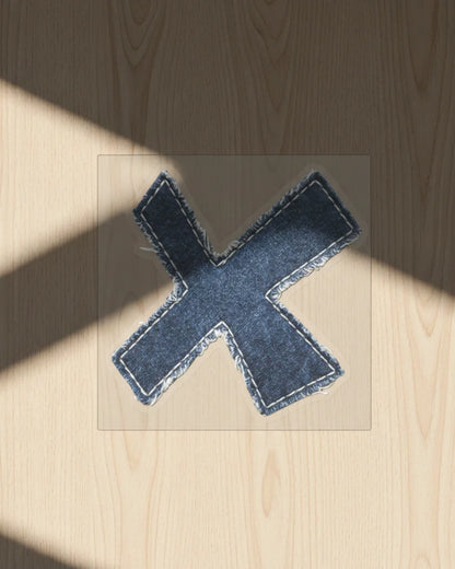 Crossed Out | Iron-on Patch | Cosmic Threads