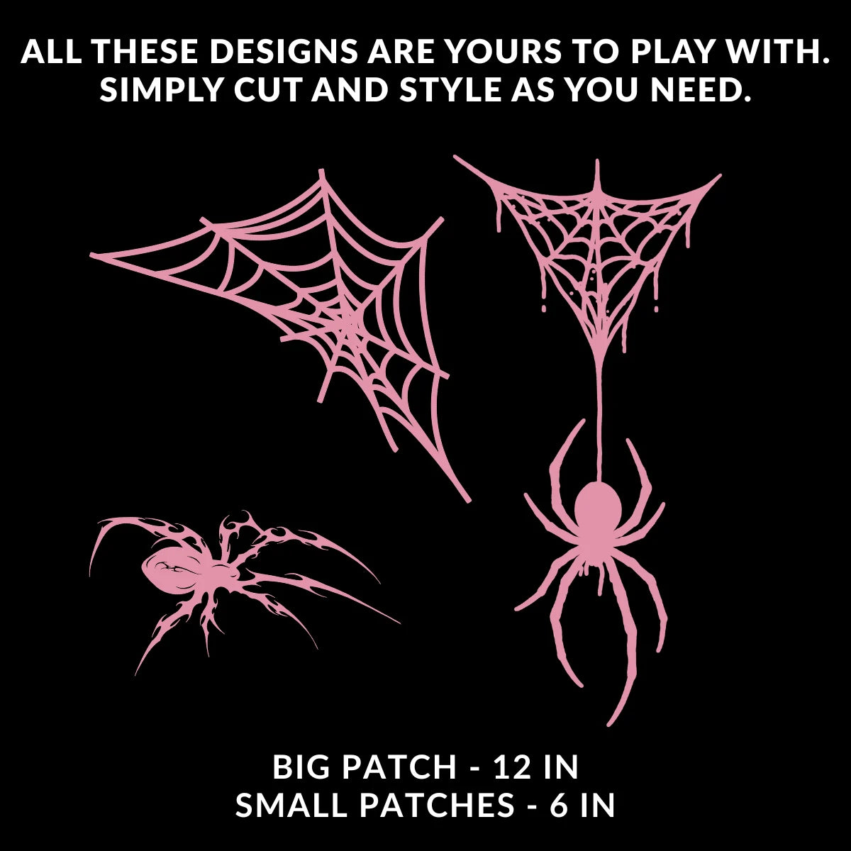 Venom Web | Upgrade Pack | Iron-On Patch Set