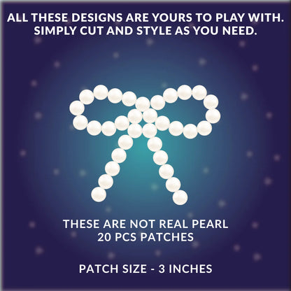 Pretty in bows | Upgrade Pack | Iron-On Patch Set