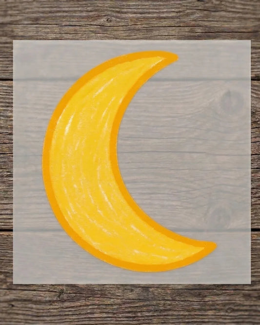 Crescent Crayon | Iron-on Patch | Meadow Manor