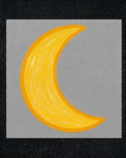 Crescent Crayon | Iron-on Patch | Meadow Manor