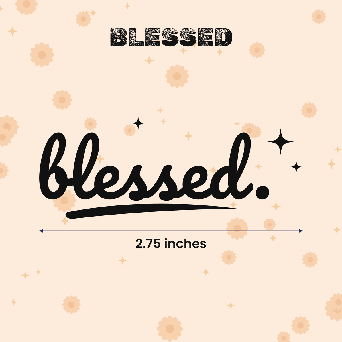 Blessed | Laptop Makeover Pack | Hard Surface Patches Set
