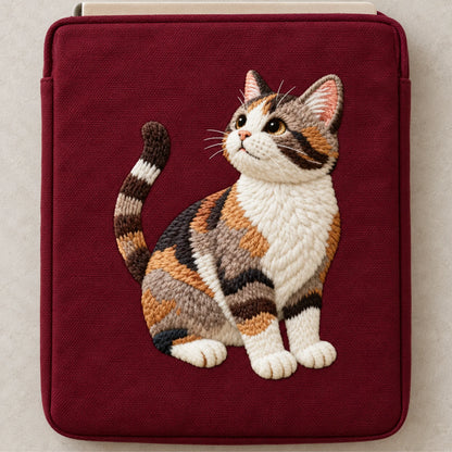 Calico Cutie embroidery-look iron-on patch | Thread Theory